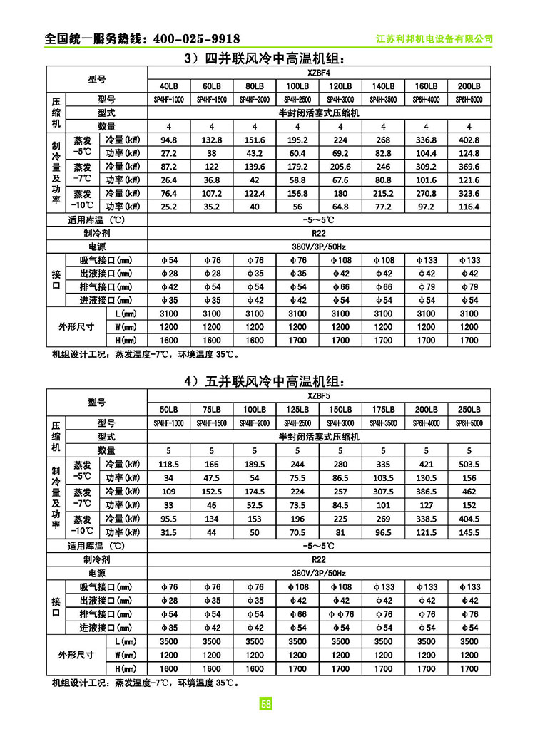 萊富康活塞并聯(lián)機組